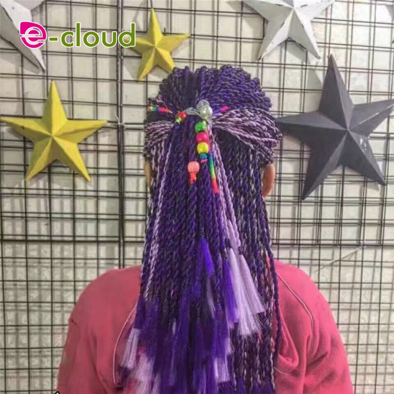 30 unids/bolsa multicolor redondo cabello de madera de cuentas temor Dreadlock cuentas para Jumbo trenza de cabello Dreadlock Accesorios