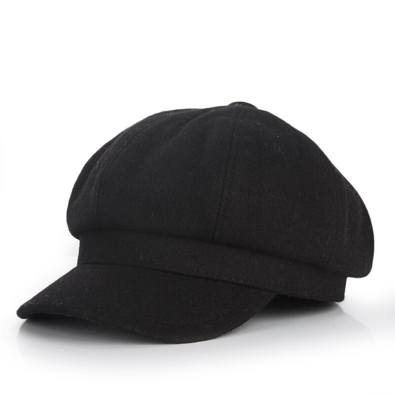 [flb]cappello basco da donna in lana super calda per donna berretto da donna berretto casuale a cupola cappello nudo boina