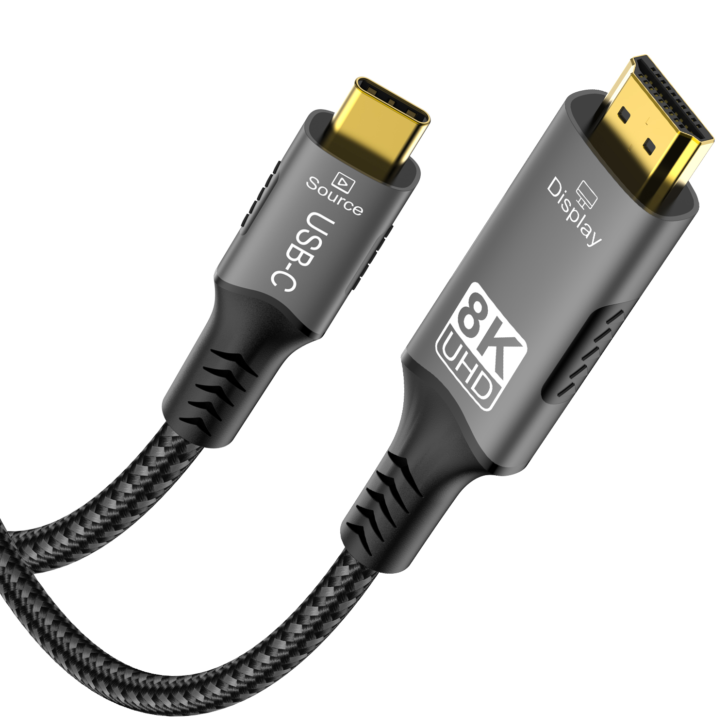Adapter kabla 8K USB C na HDMI 2.1 Kabel 8K60Hz typu C na HDMI do Thunderbolt 3 kompatybilny z MacBook Pro IPad pro Laptop