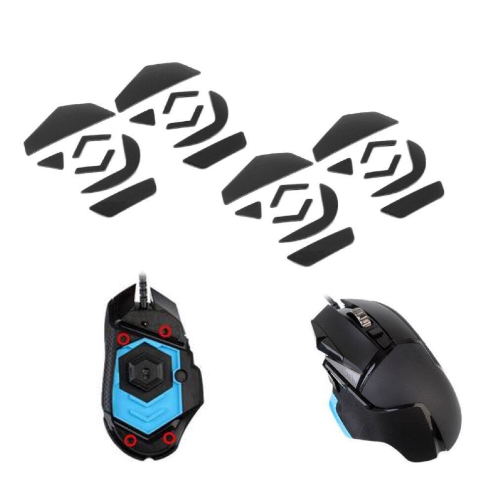 2Sets Draadloze/Bedrade Muis Voeten Mouse Skates Pad Muis Beschermende Cover Pads Muis Vervanging Pads Case Voor Logitech g502