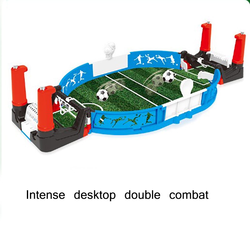 Mini Table Top Football Board Game Set Environmental Friendly Space-Saving Plastic Develop Childrens Coordination