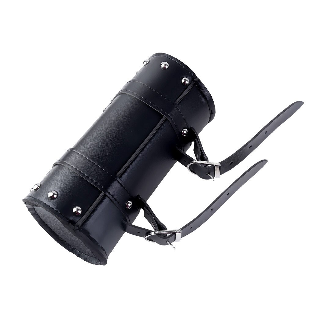 Universele Motorfiets Werkzeug Taschen Motorcycle Cruiser Gereedschapstas Vork Vat Vorm Stuur Voorvork Tas PU Leer