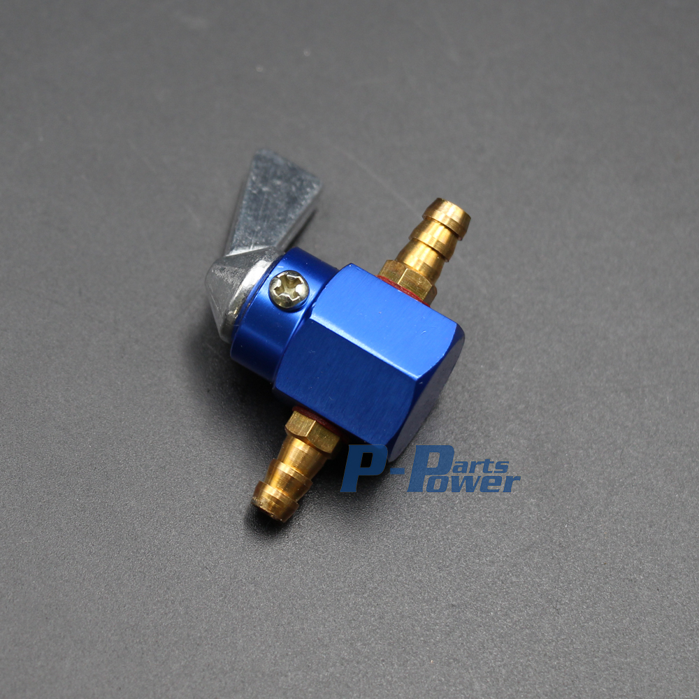 1/4" 6mm Gas Petrol Fuel Tap Inline Petcock Valve For Suzuki Motorcycle ATV Quad Go Kart