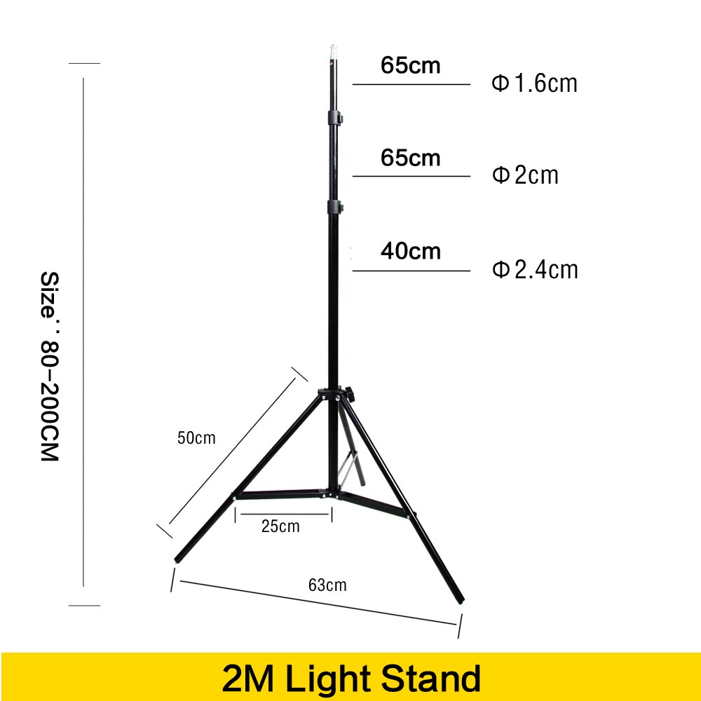 Photo studio 50*70cm Softbox 100-240V Lighting Box E27 4-Lamp-Holder Soft Box with 2m Light Stand photography Kit
