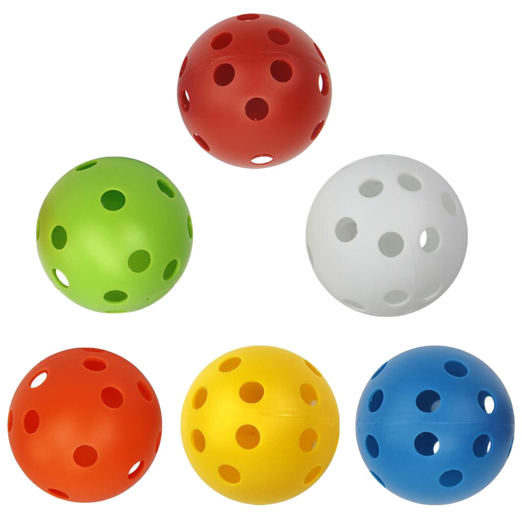 Övningsgolfbollar 6-- pack – lämplig för svingträning, driving range