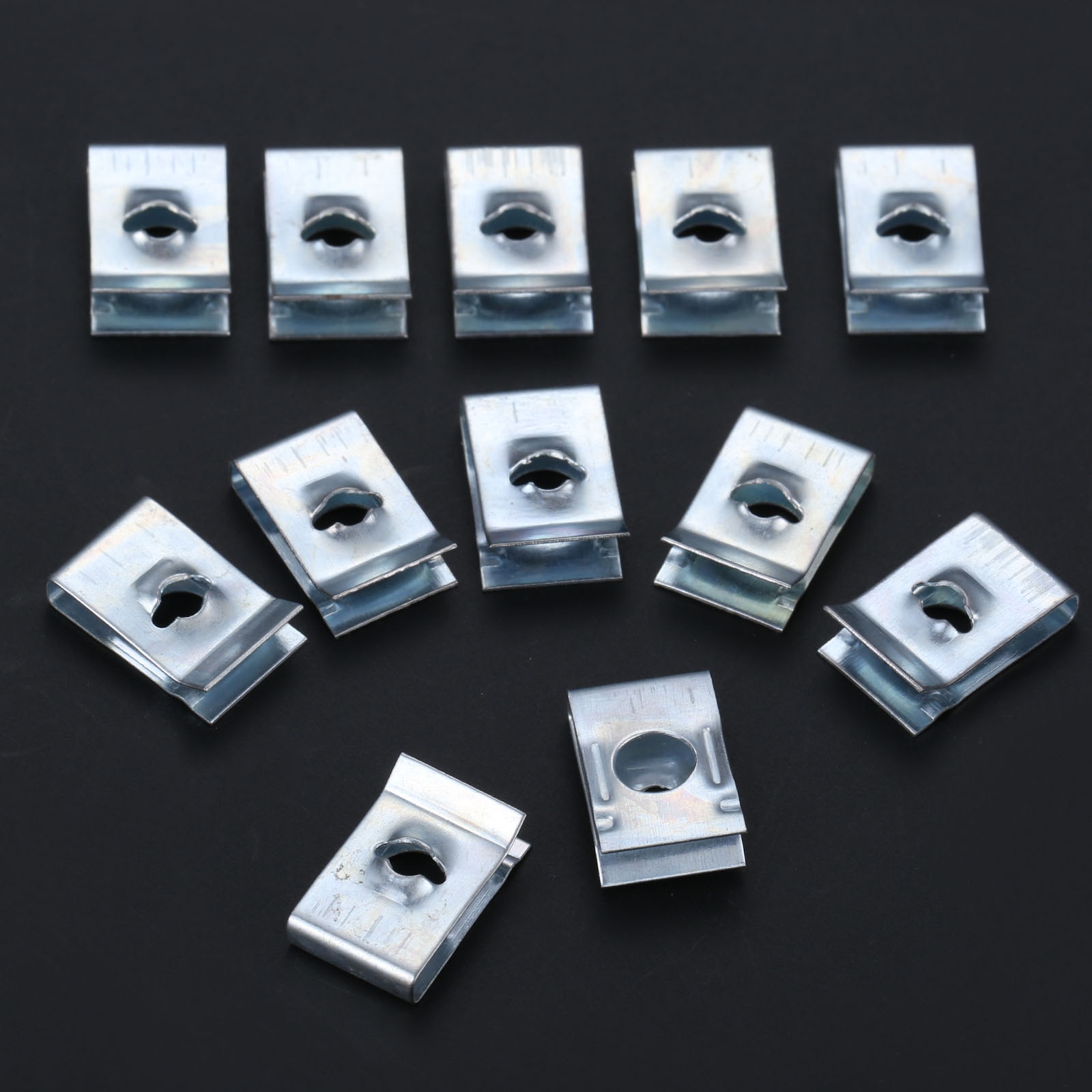 Kit de Clips et Vis - SOURCING MAP - 12 Pcs - Métal - Universel - 6mm Kit de Clips et Vis - SOURCING MAP - 12 Pcs - Métal - Universel - 6mm