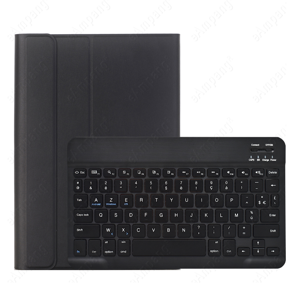Clavier français AZERTY pour Samsung Galaxy Tab A7 10.4 , coque pour Samsung SM-T500 SM-T505 T500 T505: black black