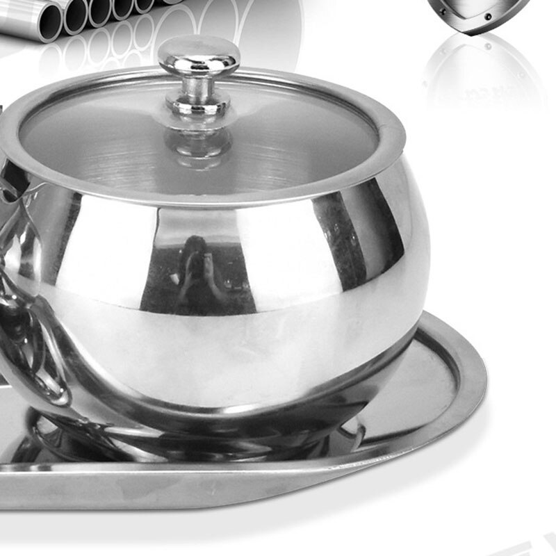 German Style Seasoning Box Stainless Steel Seasoning Pot Household Kitchen Seasoning Bottle Seasoning Bottle Salt Shaker