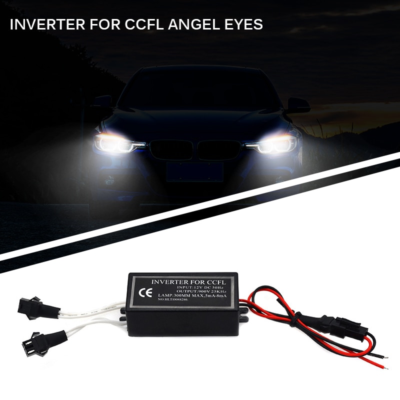 12V CCFL inverter voor CCFL Angel Eyes Licht Lamp Halo Ring Spare Ballast Fit voor BMW E36 E46 en Alle Auto 'S