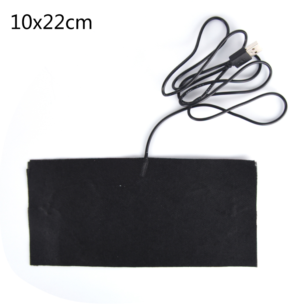 2 Sizes 5V Carbon Fiber Heating Pad Hand Warmer USB Heating Film Electric Winter Infrared Fever Heat Mat