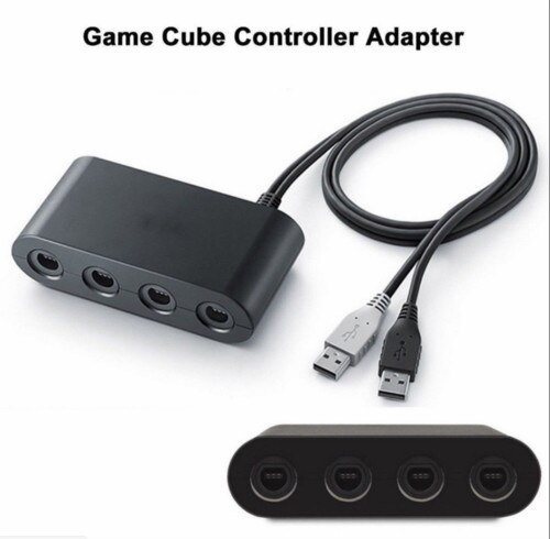 4 Poort Ngc Controller Adapter Voor Nintendo Wii U & Switch En Pc Game Accessoire