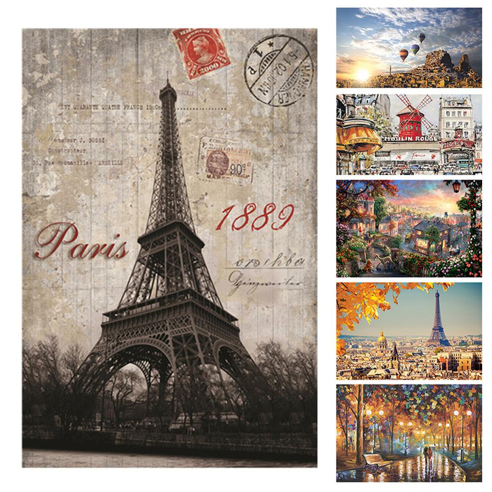 1000pcs/set Colorful Rainbow Round Geometrical Photo Puzzle Adult Kids DIY Educational Reduce Stress Toy Jigsaw Puzzle Paper