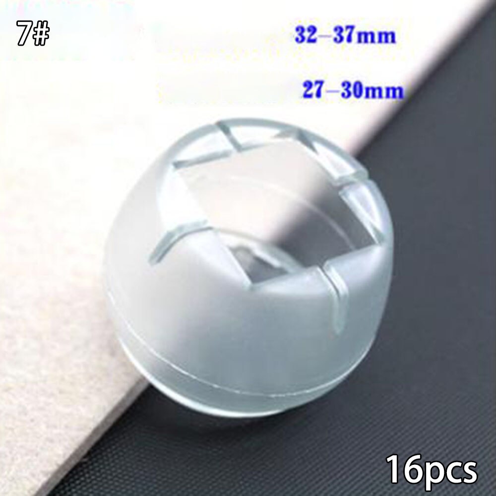 16x Silikon Gummi Stuhl Bein Füße Pads Möbel Umfasst Schutz Für Quadratische bilden Tisch Bein Abdeckung: 7
