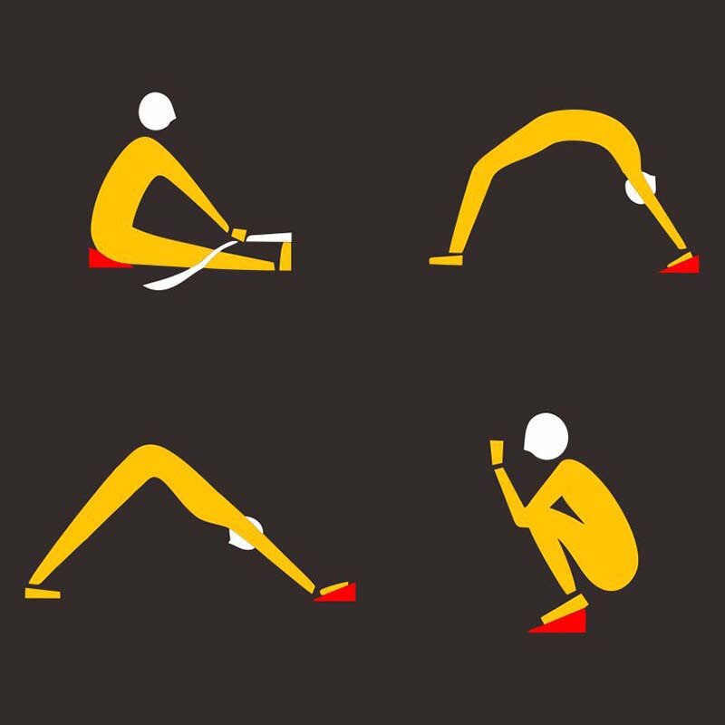 Planche inclinée en mousse de Yoga, brique en bois, équipement de Fitness, accessoires