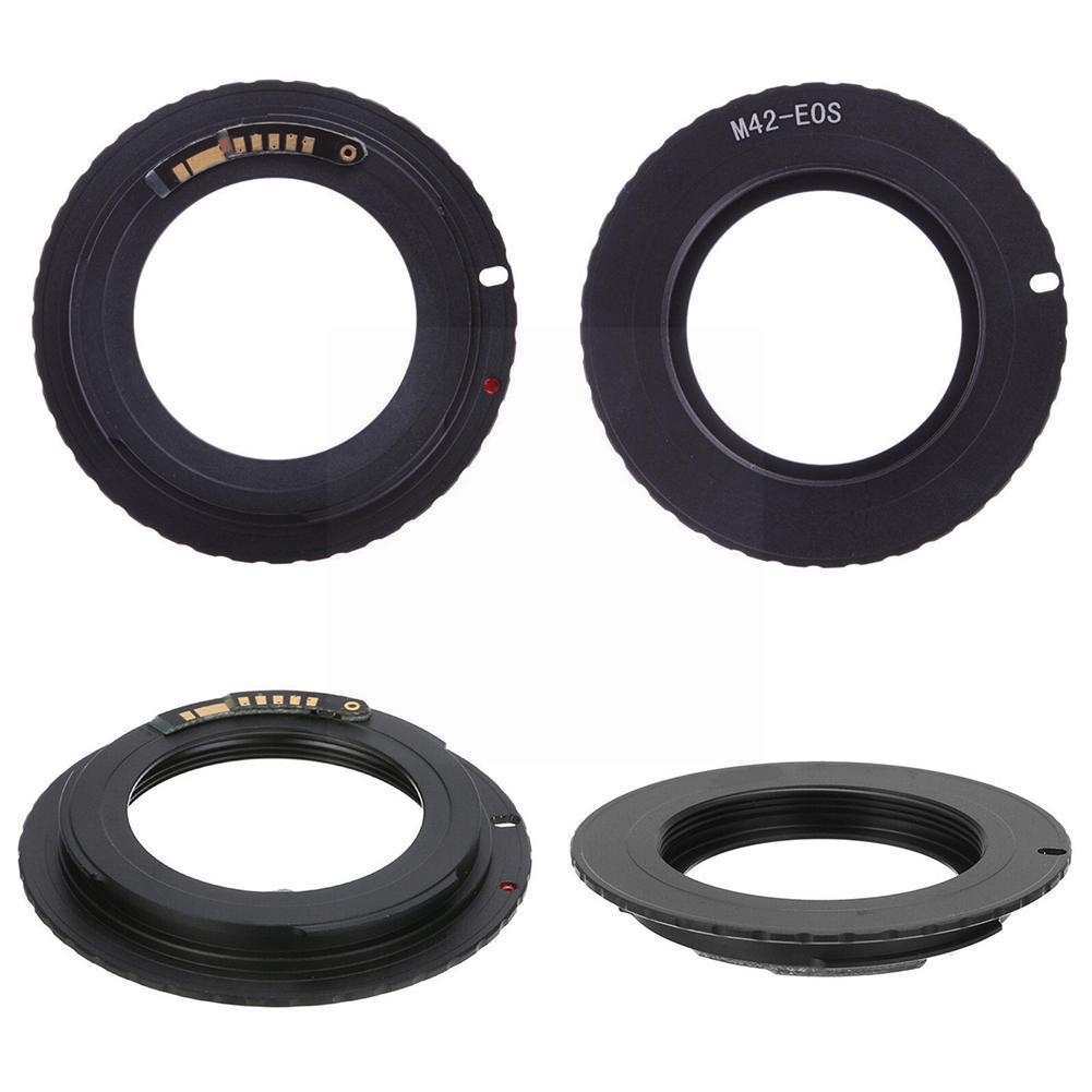 Lens Adapter Zwart Voor M42 Chips Lens Voor Ef Mount Ring Adapter Bevestigen J1d6