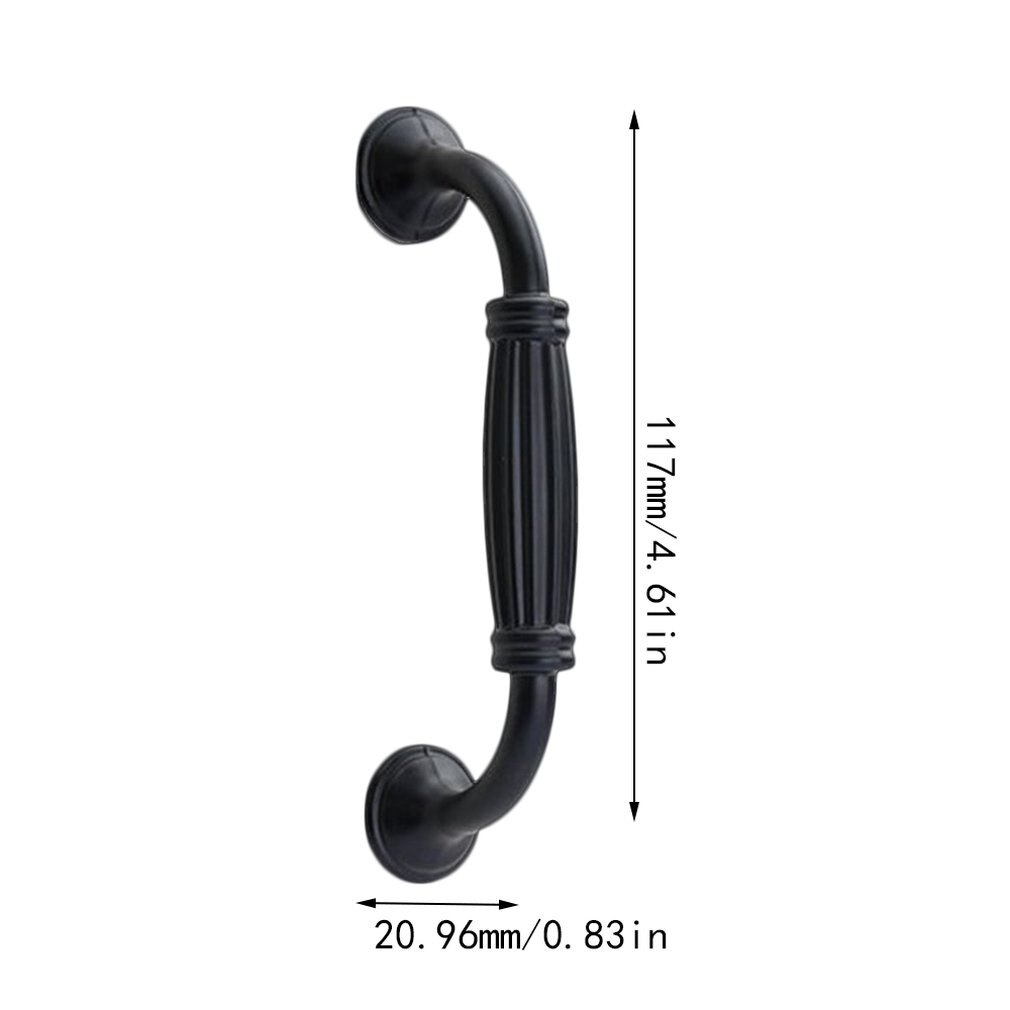 Aluminum alloy Door Handles Wardrobe Drawer Pull Kitchen Cabinet Handles for Furniture Handles black Hardware Accessories