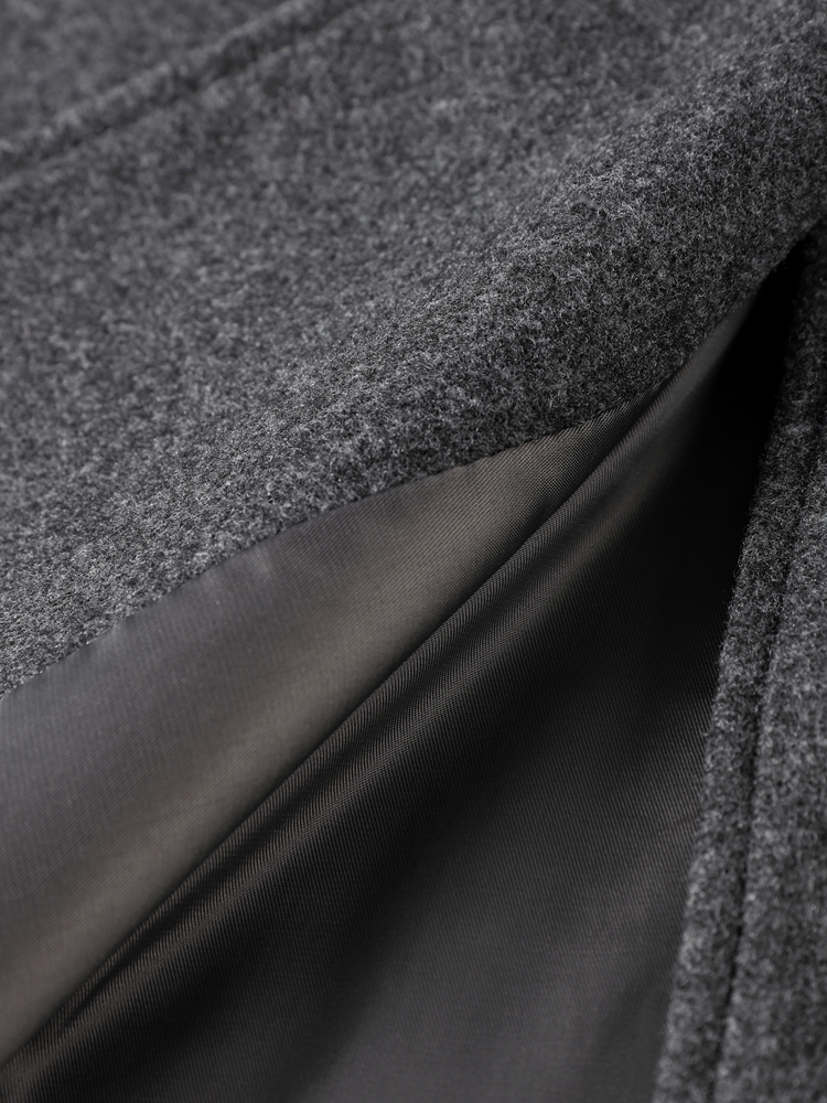 Damull långa kappor slag dubbelknäppta långärmade bruna överrockar höst vinter dam pendlingskläder ytterkläder