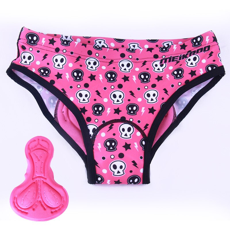 Meikroo 3D Druck Sport Unterhose Radfahren Unterwäsche Slip Mit Silikon Einlegesohle kühlen frauen Fahrrad Fahrrad Dreieck kurze Hose