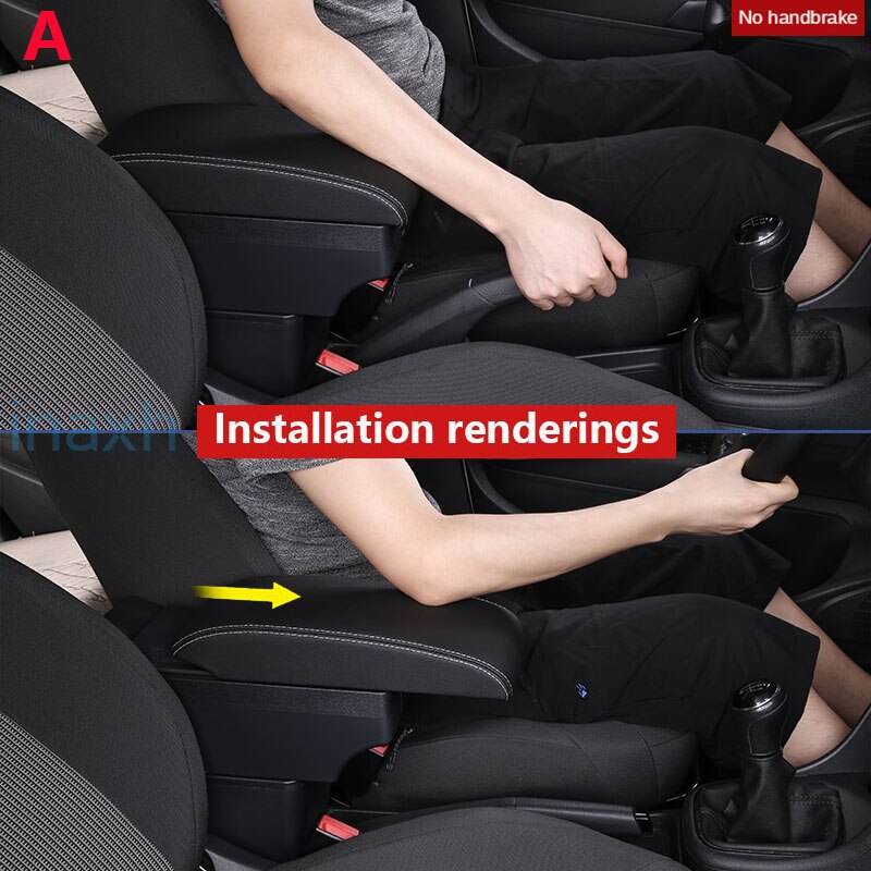 For Skoda Fabia 3 Armrest For Skoda Fabia III Combi Car Armrest box Retrofit parts Storage box car accessorie