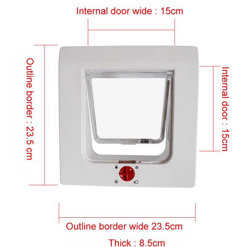 4 ways Pet Cat Puppy Dog Gates Door Lockable Safe ... – Grandado - Remote Unlock Dog Crate Gates