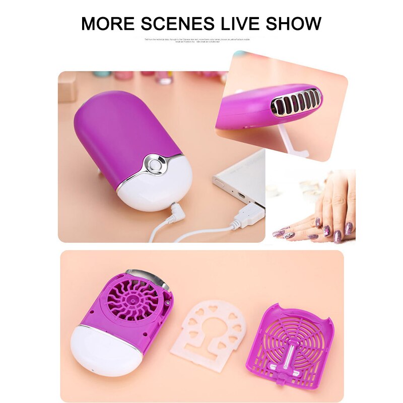 Hotsale Mini Usb Wimper Fan Airconditioning Blower Lijm Geënt Wimpers Gewijd Droger Usb Gadget Mini Gadgets Voor