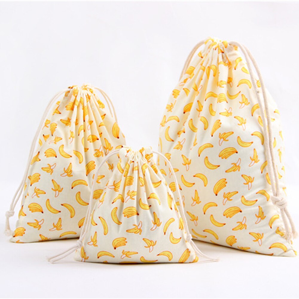 Maat sml katoenen trekkoordtas cosmetische tas reis make-up sieradendoos organizer dames heren opbergtas prijs: 1- meter