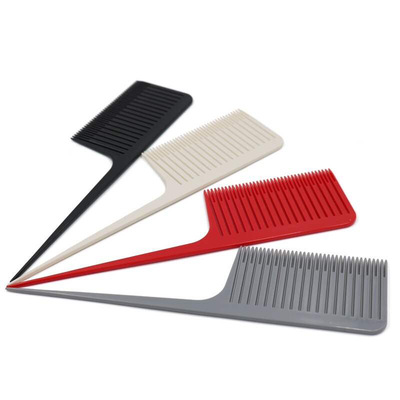 Peine de teñido de cola Pro-pelo teñido tejido corte peines cepillo de pelo para salón de peluquería resistente a altas temperaturas