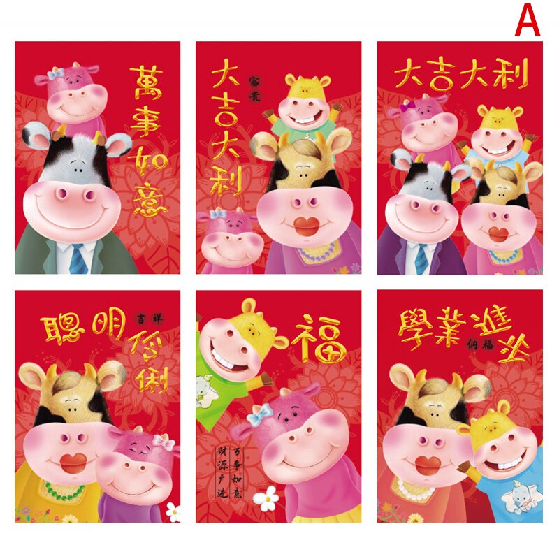 Os geluk chinese rode enveloppen gelukszakjes rood pakket voor chinees jaar en feestdoos: 1