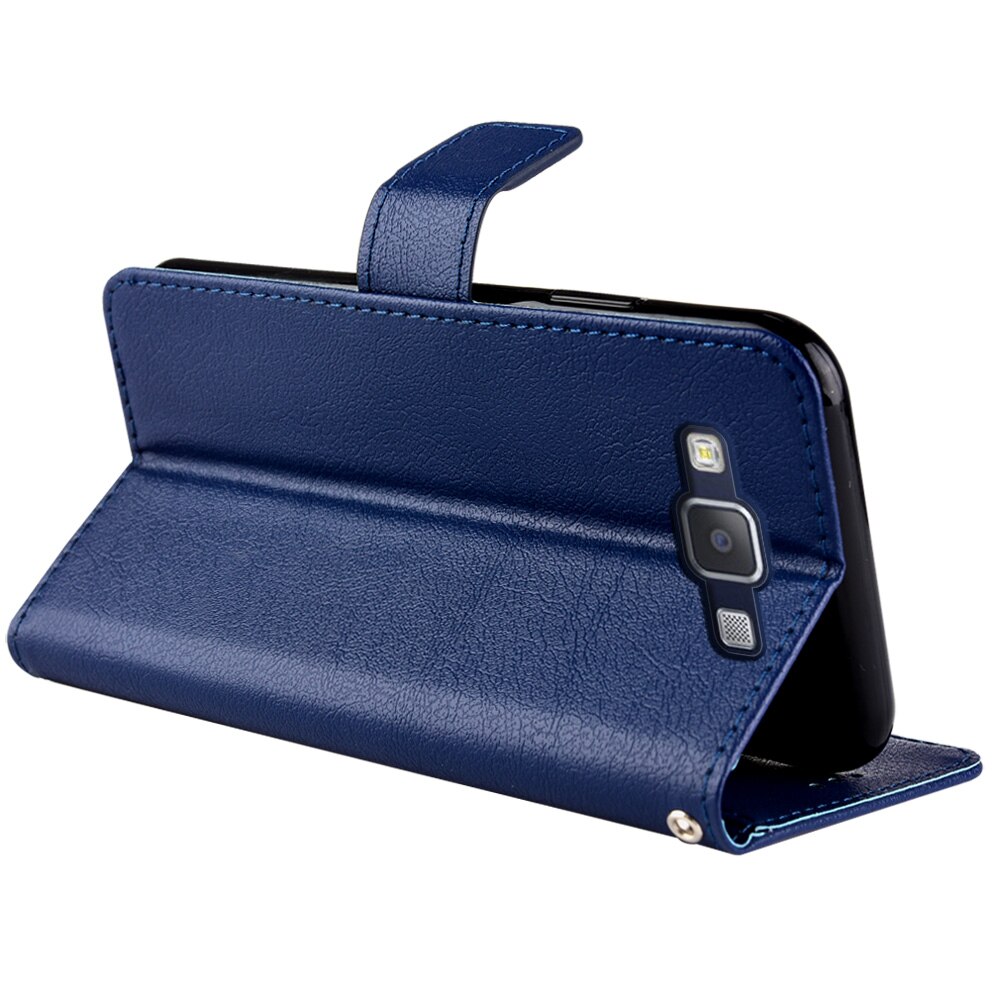 Wallet Case Voor Op Samsung Galaxy A5 A500 A500F SM-A500F Boek Leather Case Kaartsleuven Telefoon Tas Met Hand touw