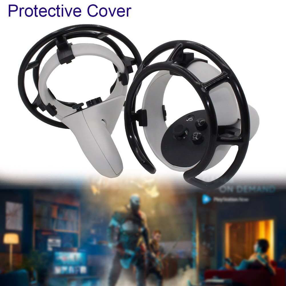 1 paire VR Cage Anti choc pièces de rechange Anti Crash garde ABS léger couverture de protection contrôleur cadre pour Oculus Quest 2