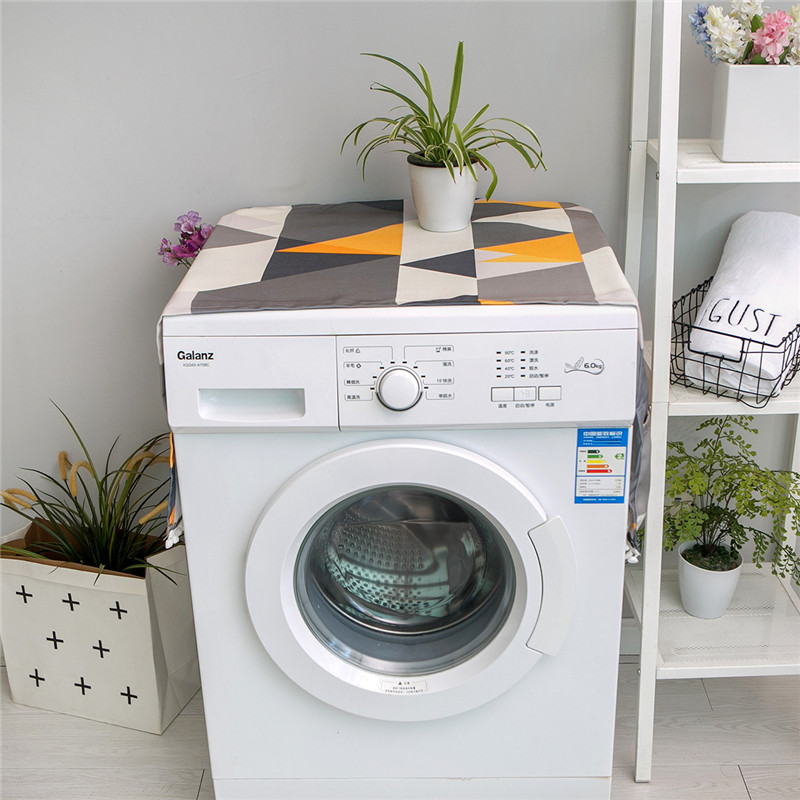 Household Dust-proof Cover Cotton Washing Machine Covers Tumble Dryer Laundry Gadgets Pocket Organizer Product Accessories Stuff