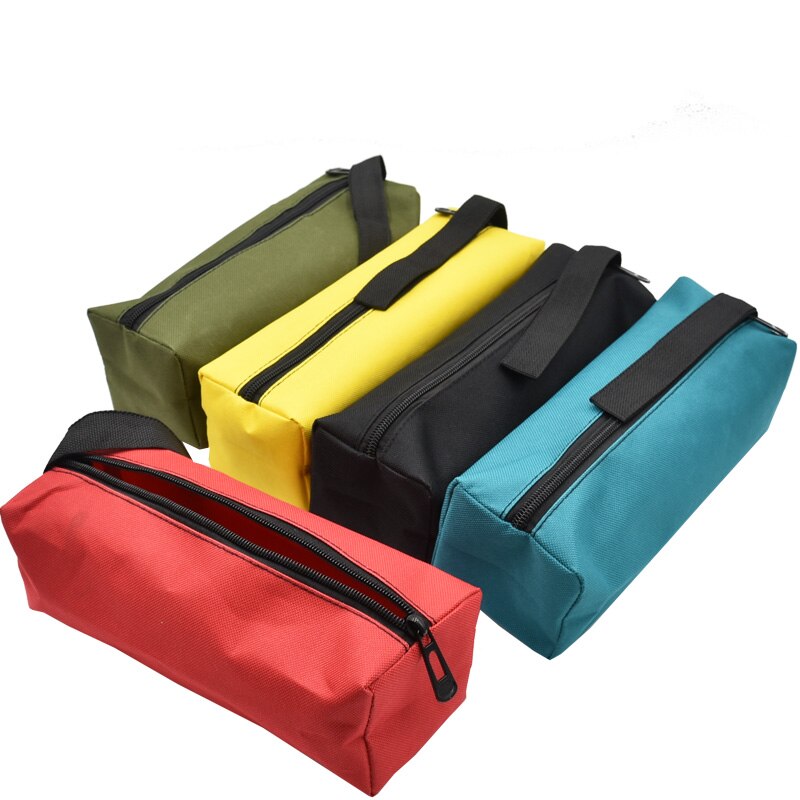 600D Oxford Canvas Waterproof Hand Tool Bag for Screws Nails Metal Car Parts Storage Fishing Travel Makeup Organizer Pouch Bags