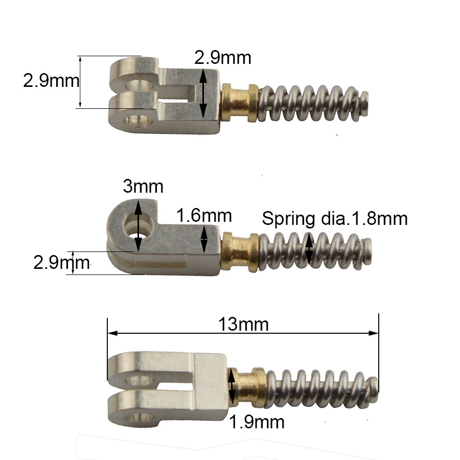 100PCS spring inserts for repairing broken eyeglass flex temples broken spring replacement part #163