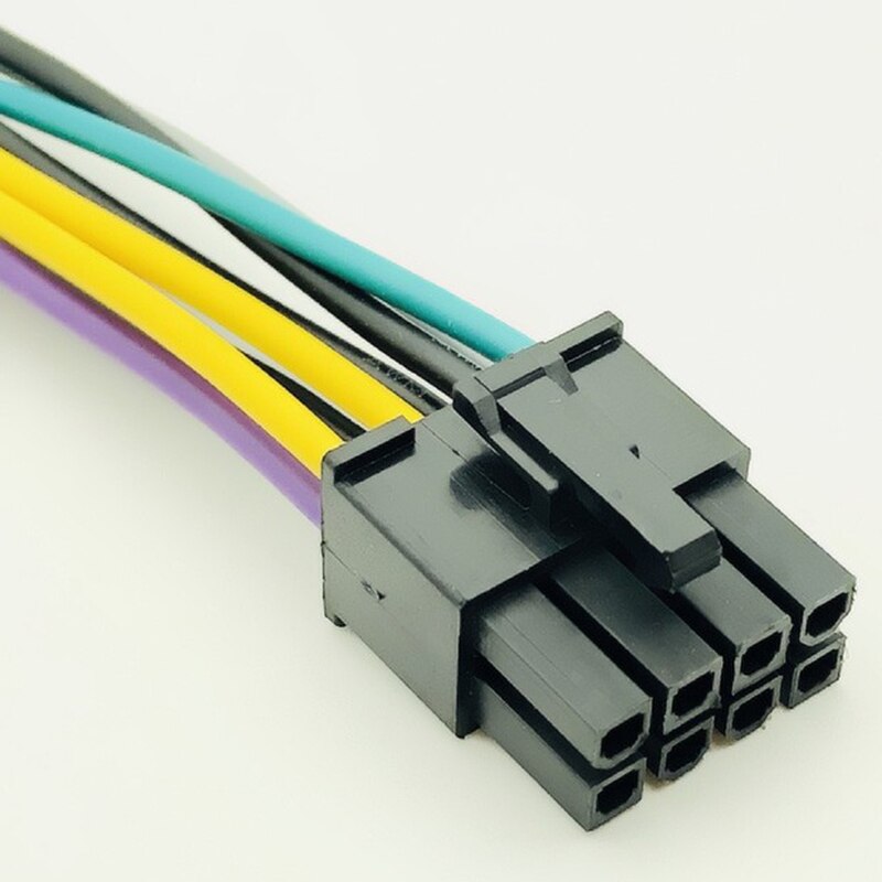 24 pin  to 8 pin atx psu strømadapterkabel til dell optiplex 3020 7020 9020 precision  t1700 12- inch (30cm)