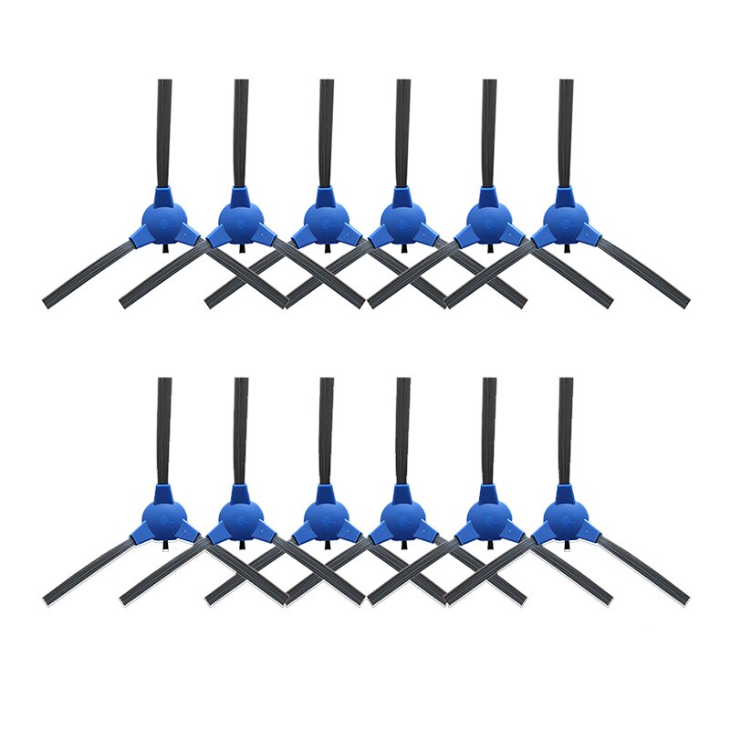 Cecotec-escova lateral de reposição para robô aspirador de pó, escova principal com filtro hepa e escova de reposição para cecotec conga 1790 ultra robótica: 12pcs Side brush