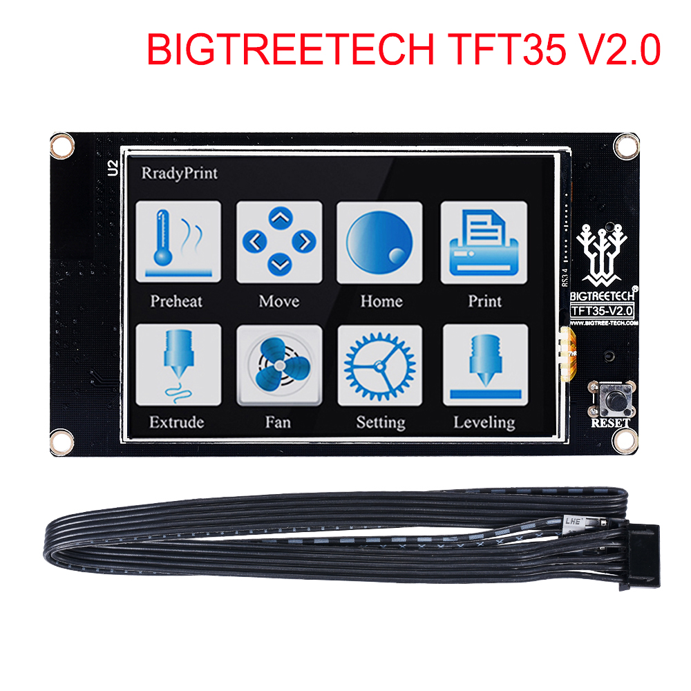 3d printer display controller BIGTREETECH TFT35 touch screen V2.0 TFT 3.5 inch LCD touch panel monitor + PLA ABS filament sensor