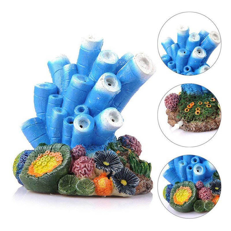 Aquarium Decoratie Hars Kunstmatige Koraalrif Decoratie Aquarium Bubble Stone Coral Stone Landschap Ornament Aquarium