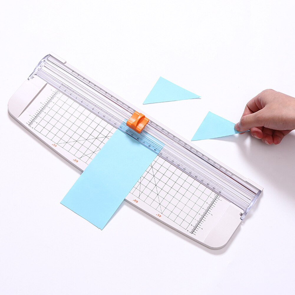 Mini Portable With Scale Guillotine Photo Cutter Lightweight Stationery A4 Card Office DIY Scrapbook Paper Trimmer