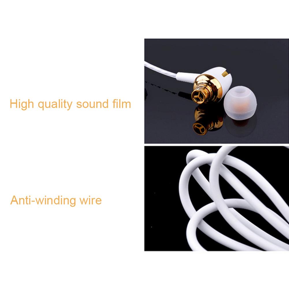 Casque filaire universel pour téléphone portable XiaomiHuawei, 3.5mm, contrôle filaire, réglage des appels, écouter de la musique, intra-auriculaires avec Microphone