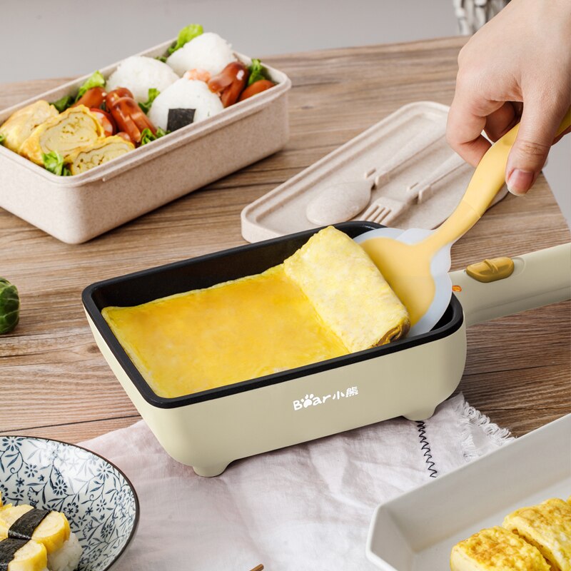 220V 700W Electric Frying Pan Non-stick Household Mini Portable Electric Breakfast Making Machine Multi Cooker