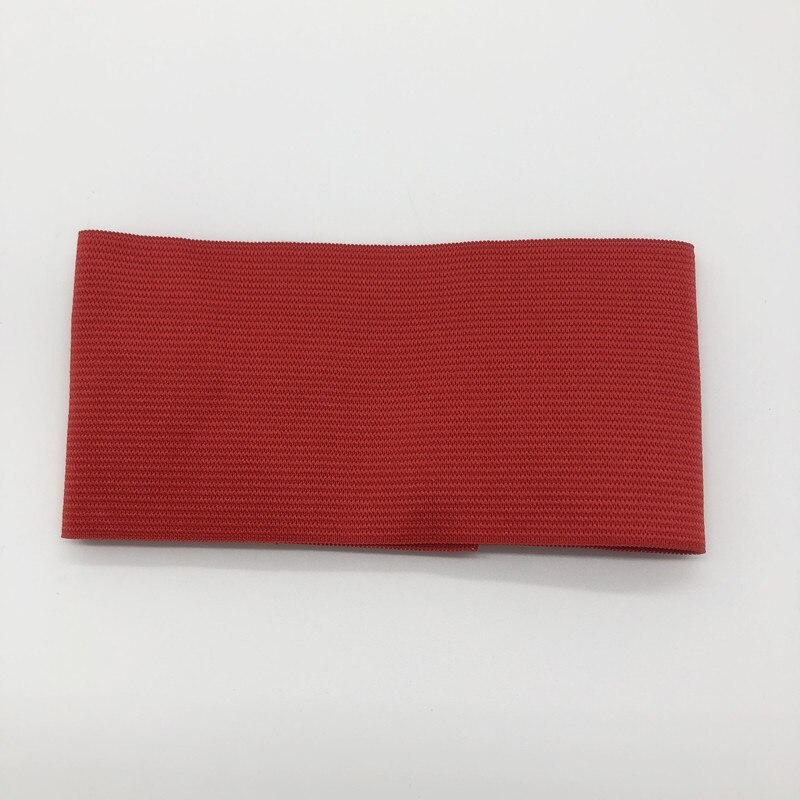 1 Pcs Football Arm Band Group Armband Football Soccer Captain Armband Player Leader Competition Mourning Activity Armband: red