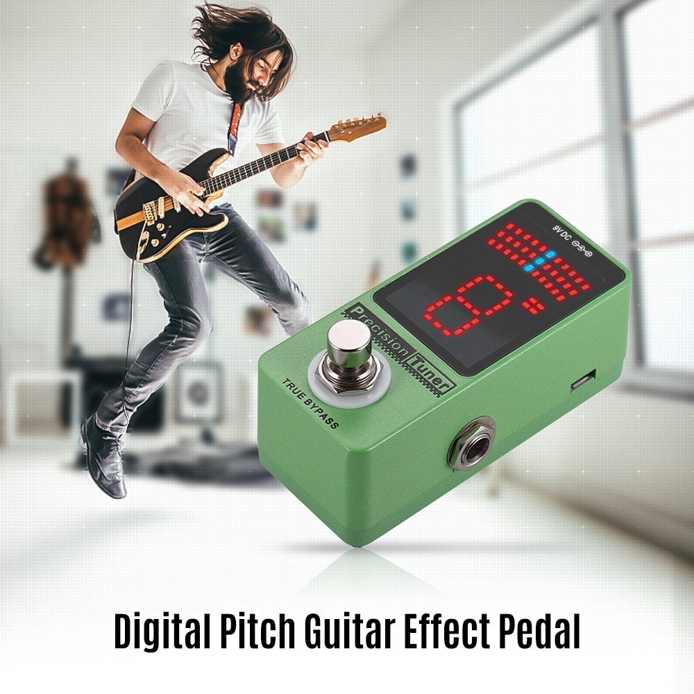 Serie gitaar effectpedaal 8 effecten gitaarpedaal true bypass volledig metalen shell gitaar onderdelen & accessoires