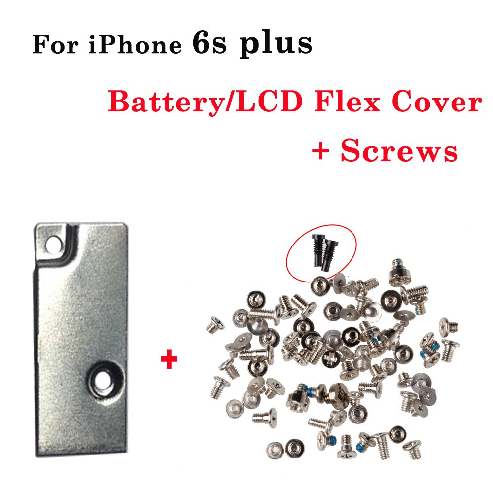 Battery FPC LCD Flex Cable Cover Full screws For iphone 6 6S 7 8 plus X XR XS MAX 11 12 Pro Max inner Metal Bracket Clip Holder