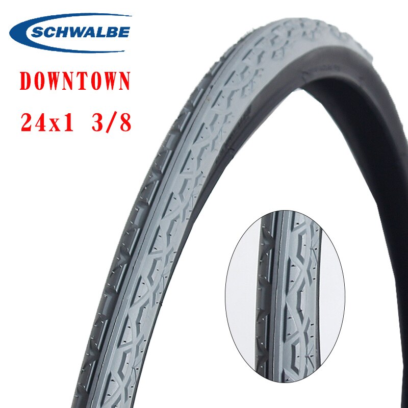 Schwalbe aufblasbare rollstuhl reifen 24 zoll fahrrad zubehör 37-540 24*1 3 / 8 stechen sicherer Innenstadt fahrrad reifen