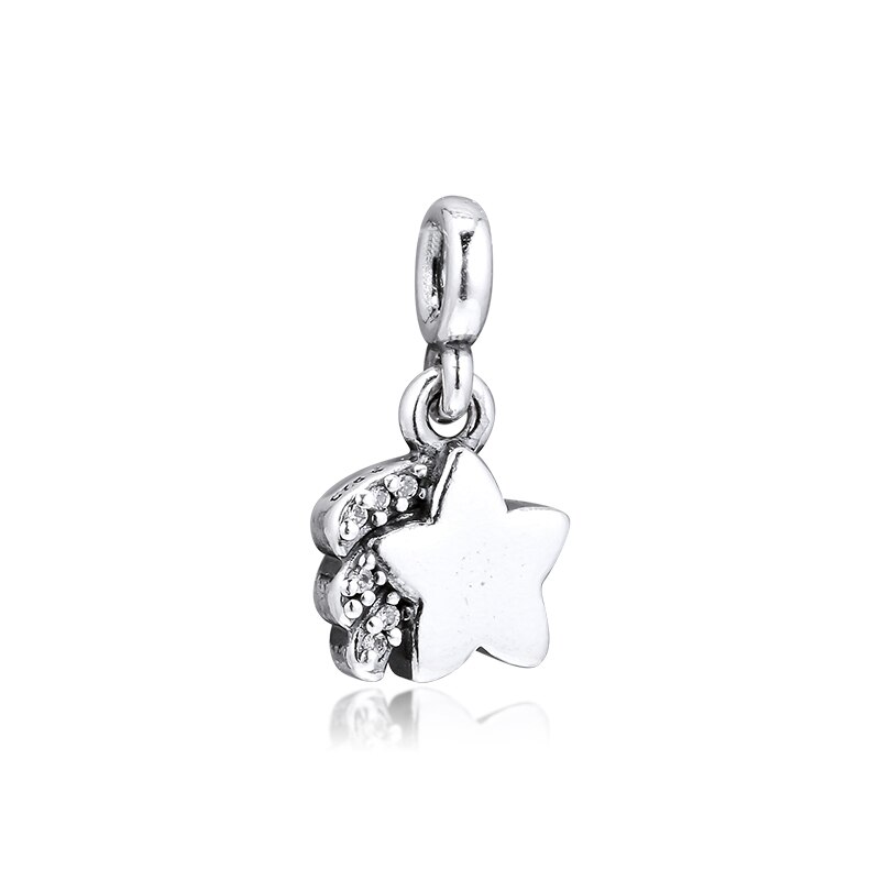 Ckk ajuste pandora me pulseira meu espaçador contas para fazer jóias encantos prata esterlina 925 original grânulo charme diy kralen: Céu Azul