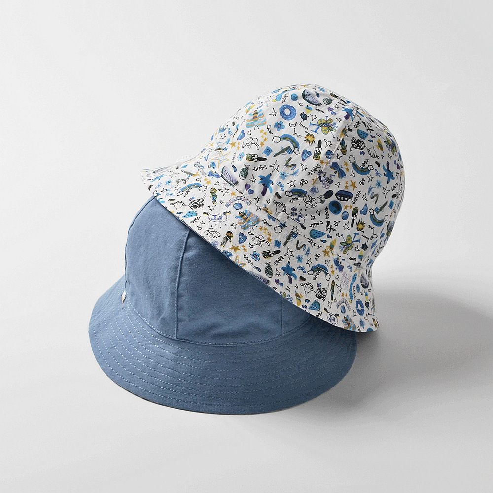 Cervi jonmi primavera estate bambino bambini cartone animato secchi stampati cappelli stile coreano Casual all&#39;aperto bambini cappellini parasole in cotone