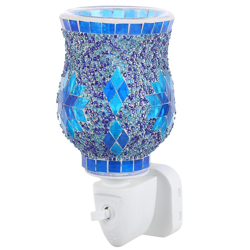 Mosaic Plug-in Candle Warmer Home Melting Wax Warmer Lamp (Plug)