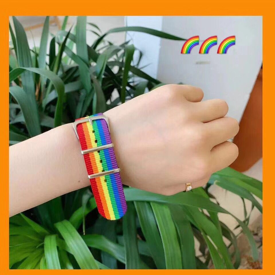 Fimaodz Regenboog Lesbiennes Gay Pride Armband Voor Mannen Vrouwen Bisexuals Transgender Gevlochten Paar Armbanden Polsband