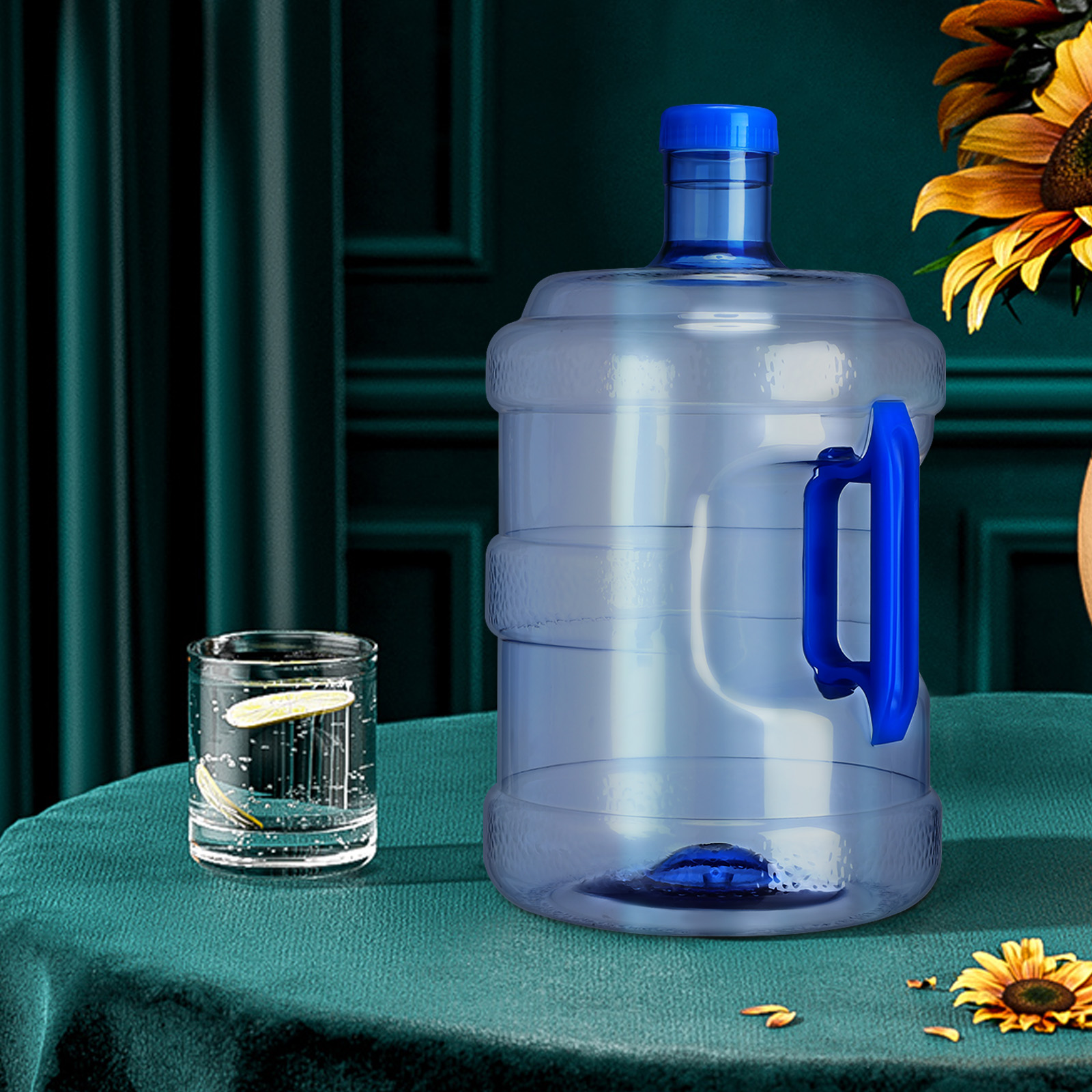 10L Water Jug Durable Plastic Bucket Portable Water Container Office Home Outdoor School Supplies Storage Solution