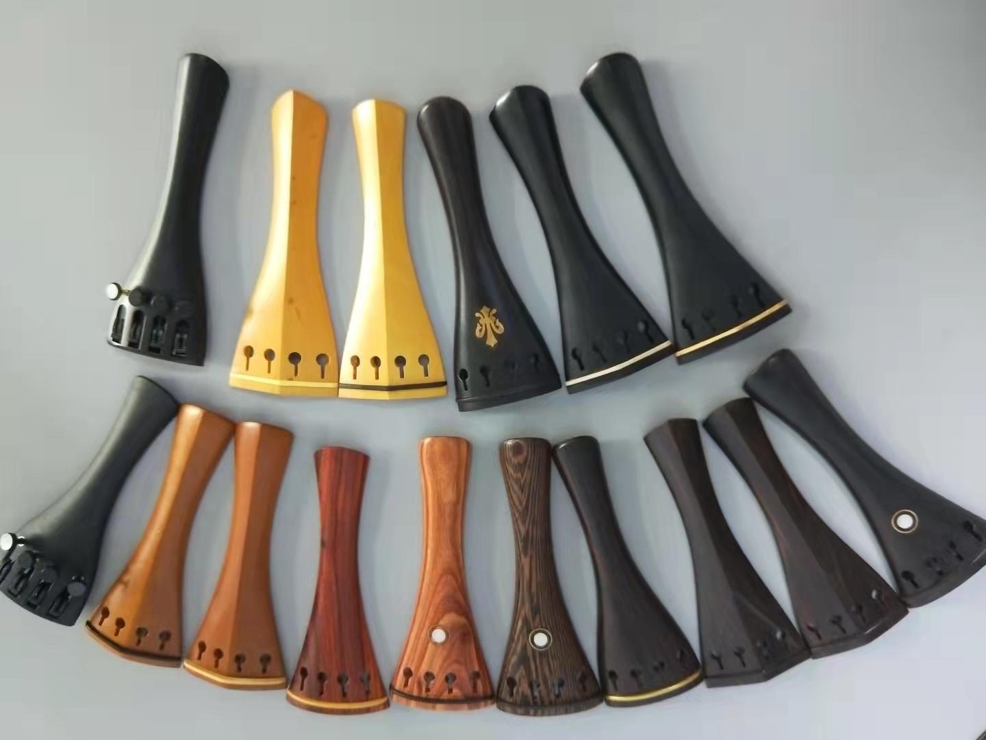 1PC Violine Schwanz Stück 4/4 Mit Nylon Schwanz Darm Geige Teile Saitenhalter